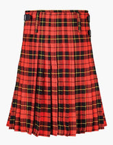 Black and red cotton wallace hybrid kilt - Scottish Kilt Jacket™ USA-UK